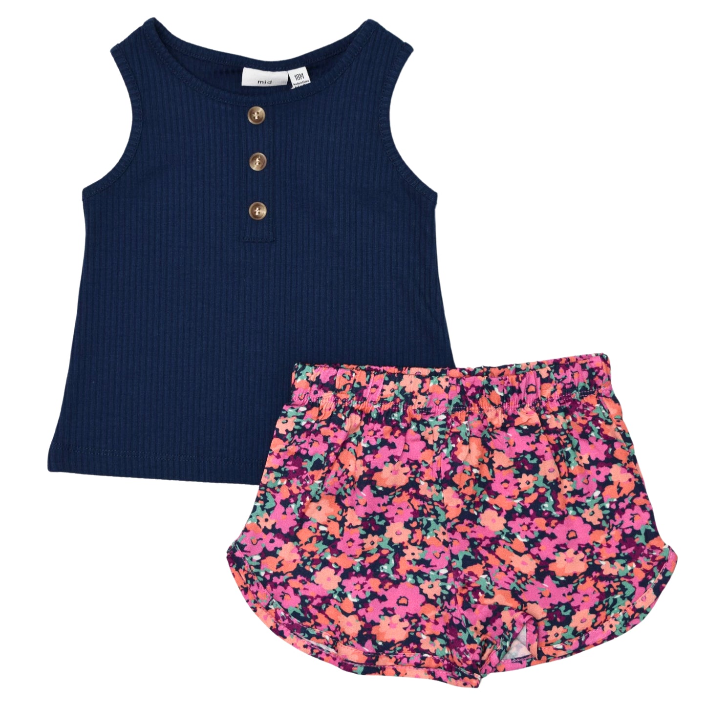 Infant 2 Piece Set Tank W/ Shorts