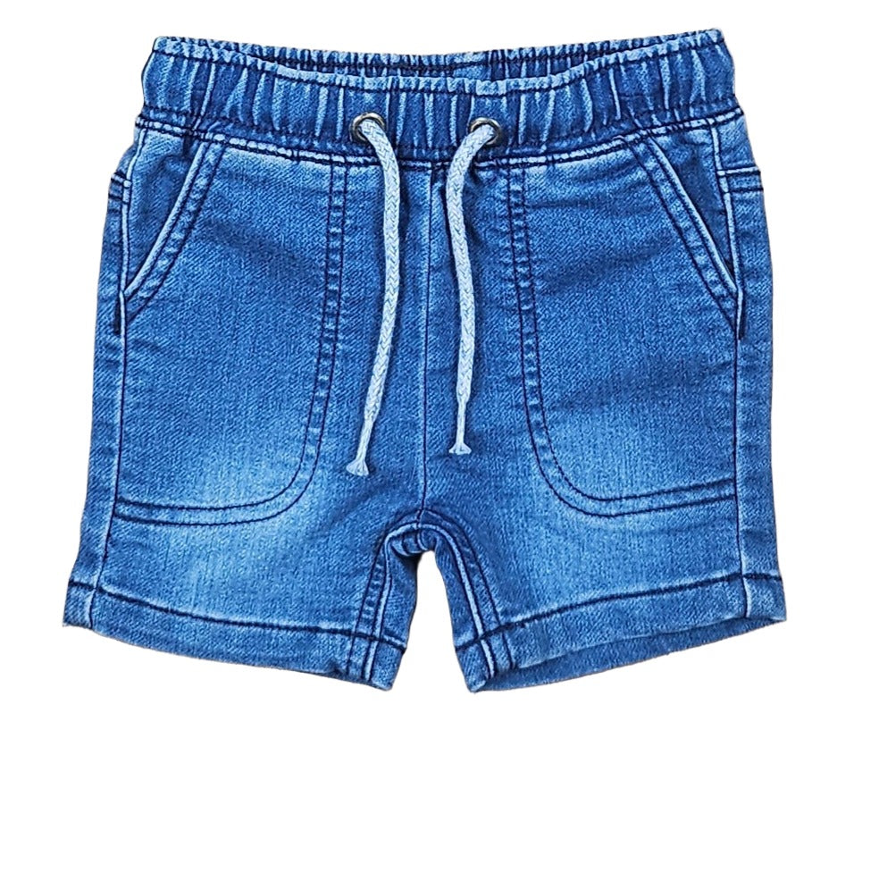 Infant Bermuda Knit Denim