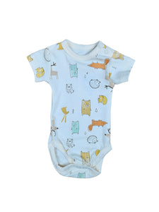 Infant Cotton Bodysuit - Meerkat Friends