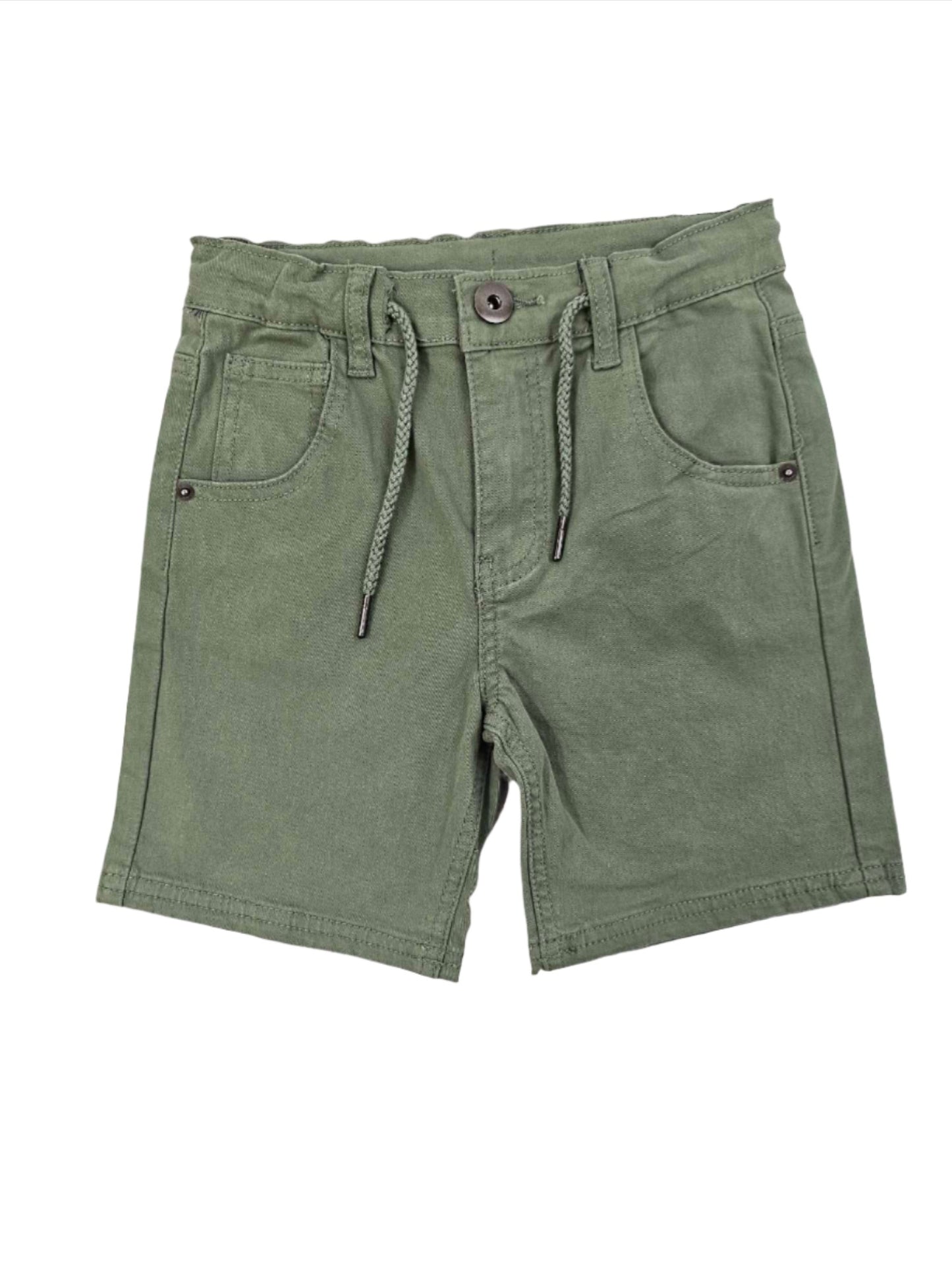 Adjustable Khaki Shorts