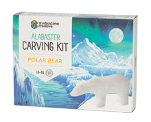 Load image into Gallery viewer, NEW! Polar Bear Alabaster carving kit.
