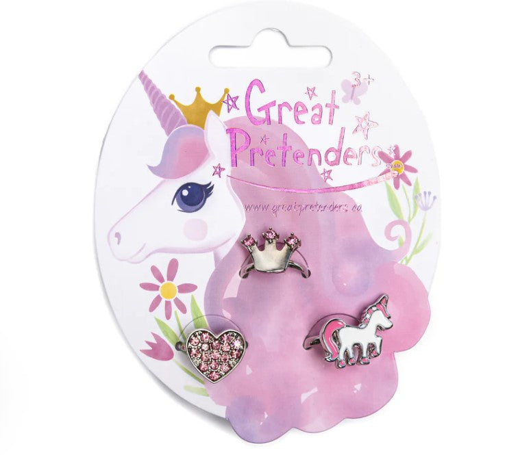 Princess 3pc Ring Set