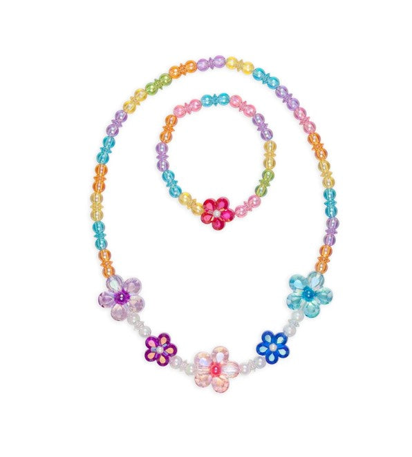 Blooming Beads Necklace & Bracelet Set
