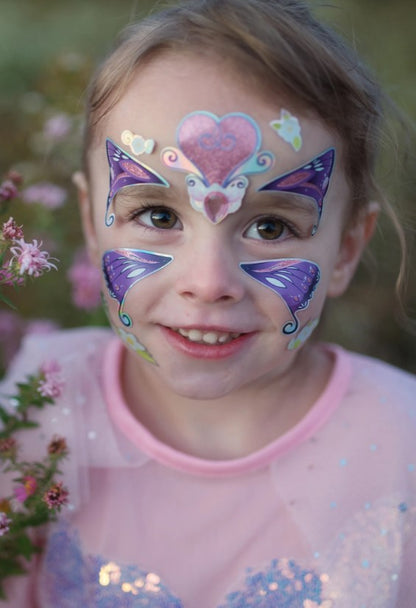 Butterfly Face Stickers