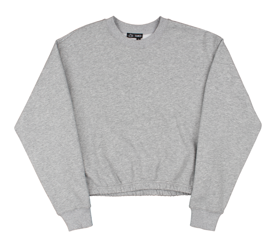 Cinch Waist Crewneck