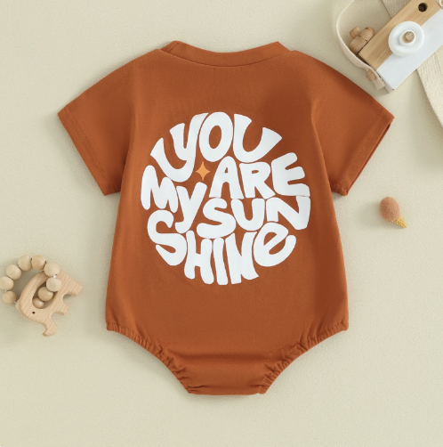 You Are My Sunshine Bubble Romper