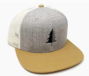 Split Tree Three Tone Hat