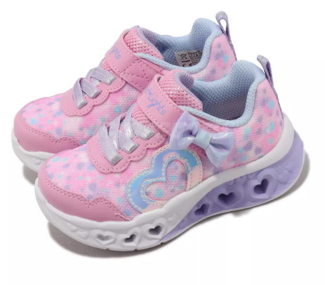 Toddler's Skechers Flutter Heart Lights- Kind Spirit