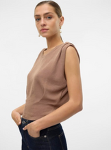 Load image into Gallery viewer, Lita Cropped Knit Top - Portabella
