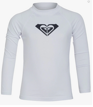 Load image into Gallery viewer, Roxy Whole Hearted Toddler Long Sleeve UPF 50 Rashguard
