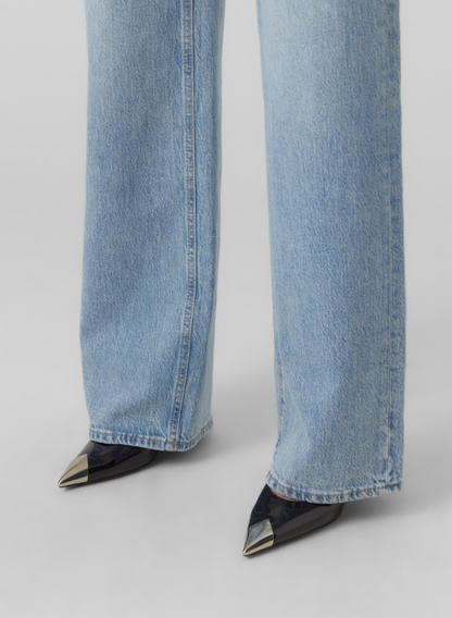 Tessa High Rise Wide Jeans -Light Blue Wash