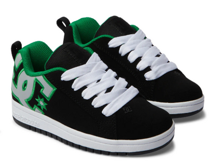 Children's Court Graffik -Black/Kelly Green