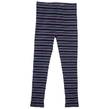 Navy & Purple Stripe Leggings