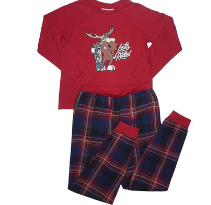 Youth 2pc Let's Ride Pajama Set