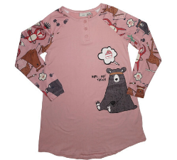 Youth Working Out Animals Nightie