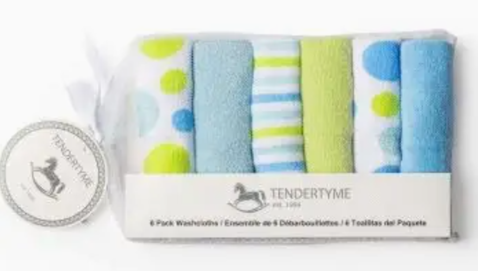 6pk Washcloths