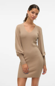 Holly Karispuff V-Neck Dress