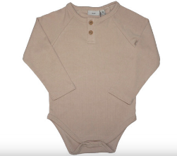 Infant Ribbed Long Sleeve Bodysuit