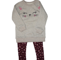 Load image into Gallery viewer, Infant 2pc Critter Tunic &amp; Legging Set
