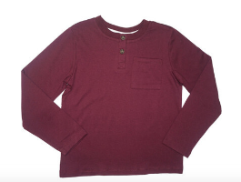 Youth Henley Long Sleeve