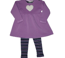 Infant 2pc Fleece Dress with Legging Set