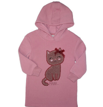 Girl's Hooded Fleece Dress