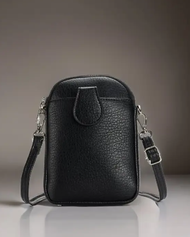 Vegan Leather Crossbody Messenger Bag