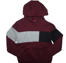 Boy's Colour Block Hoodie