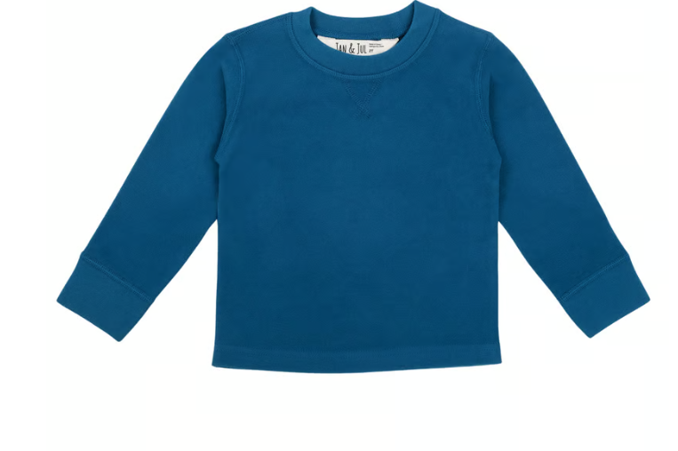 Kids Deep Blue Base Layer Top