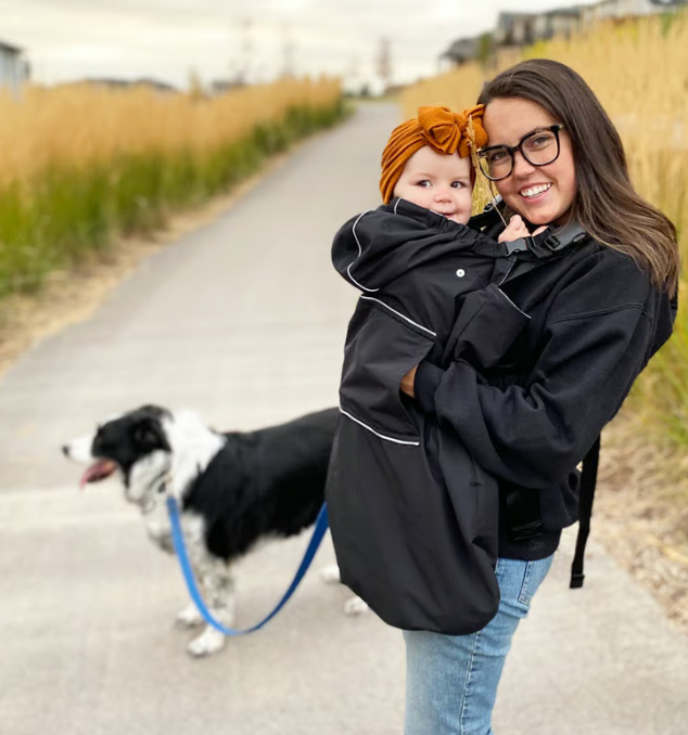 Baby Waterproof Carrier Cover -Black