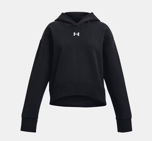 Youth UA Rival Fleece Crop Hoodie