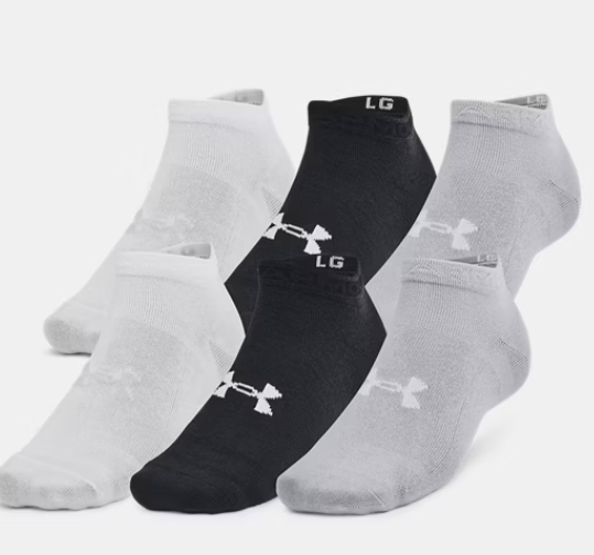 Unisex UA Essential 6-Pack Low Cut Socks