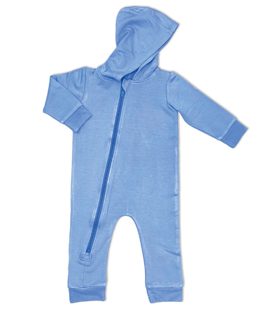 Bamboo Fleece Hooded Romper (Vista)