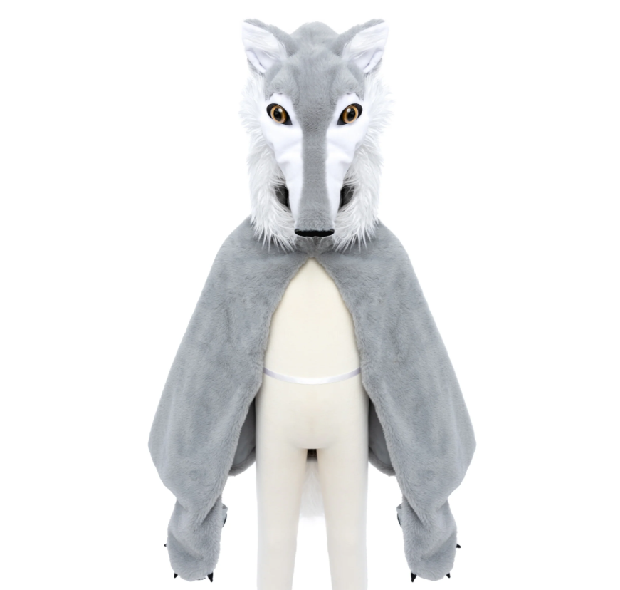 Woodland Storybook Wolf Cape