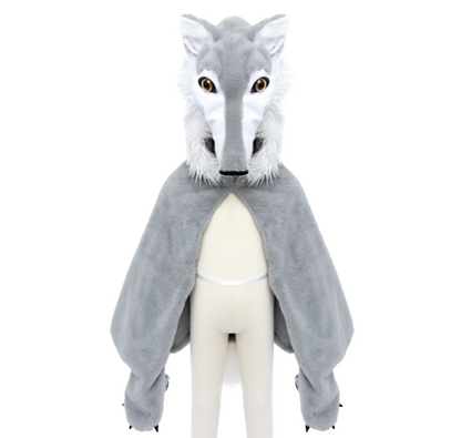 Woodland Storybook Wolf Cape