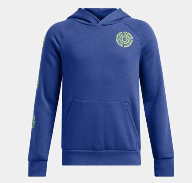 Youth UA Rival Fleece Spiral Logo Hoodie