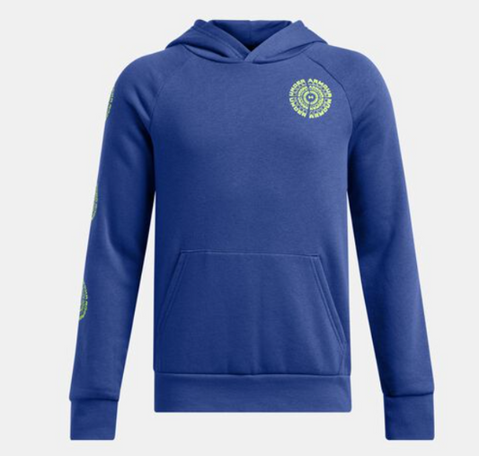 Youth UA Rival Fleece Spiral Logo Hoodie