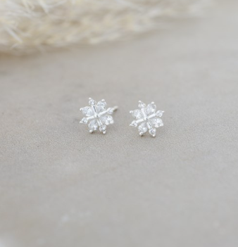 Snow Crystal Studs