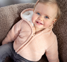 Load image into Gallery viewer, Girl&#39;s Old Pink Cardigan
