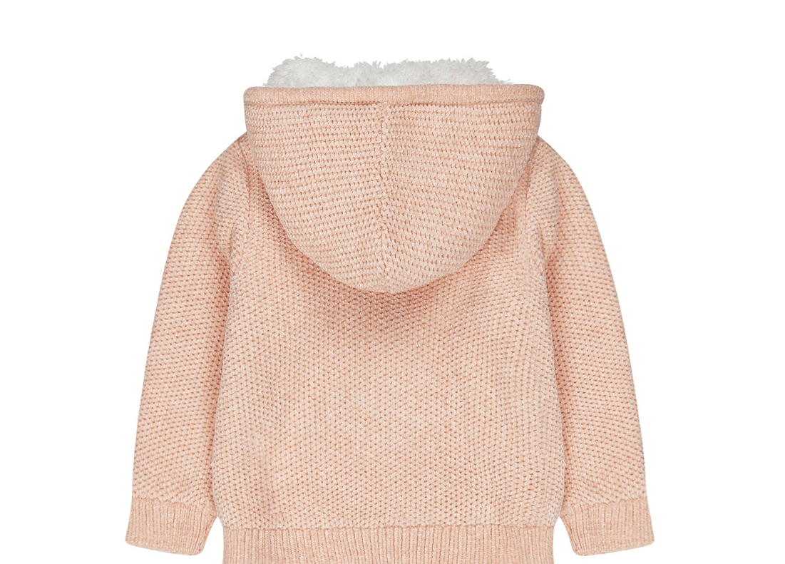 Girl's Old Pink Cardigan