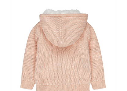 Girl's Old Pink Cardigan