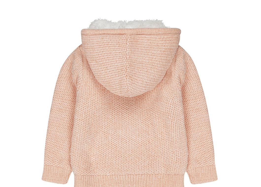 Girl's Old Pink Cardigan