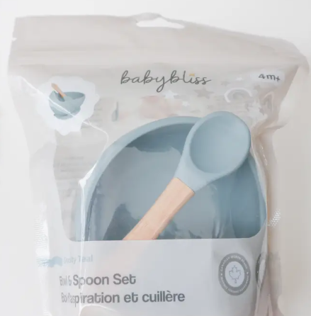 Silicone Bowl & Spoon Set