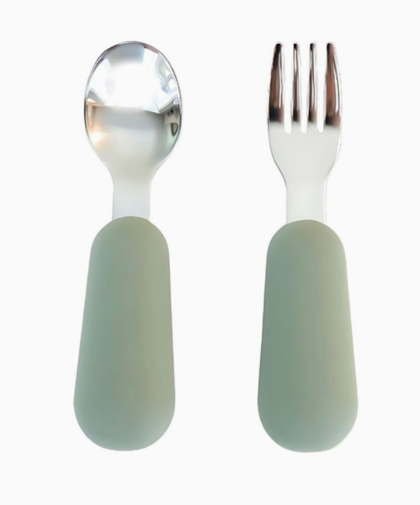 Stainless Steel & Silicone Silverware