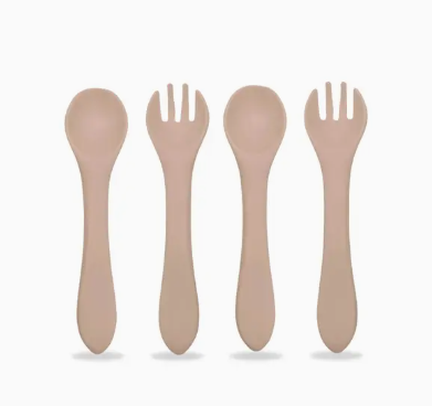 Baby Silicone Spoon & Fork Set