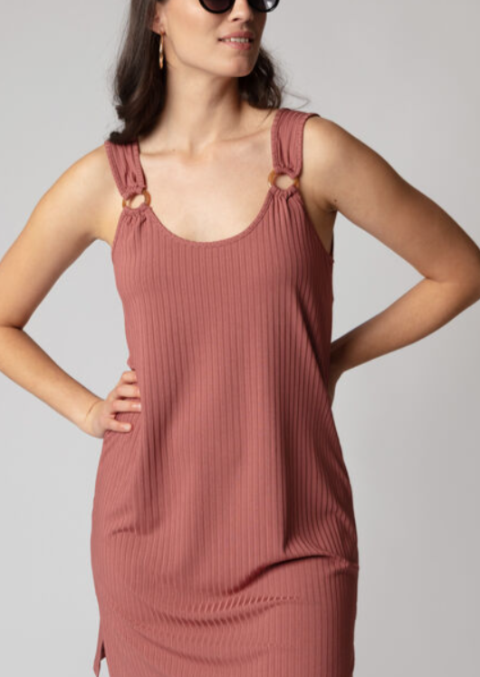 Women's Ribbed Beach Cover Up