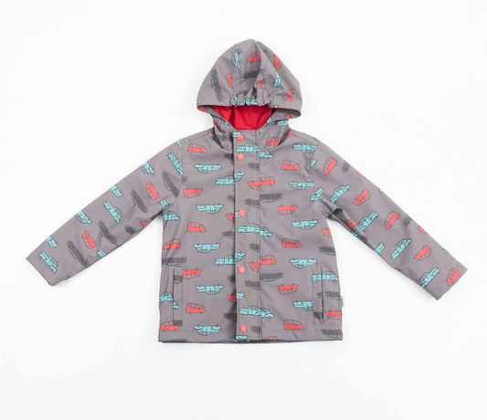 Boy's Fast Cars Raincoats