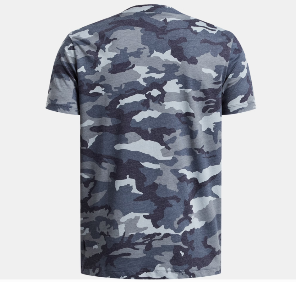 UA All-Over Print Camo Boys' Short Sleeve