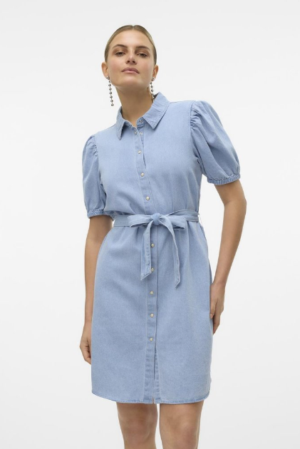 Abigail Short Denim Dress