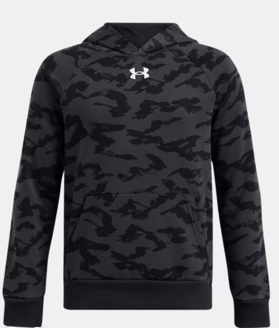 UA Youth Rival Fleece Camo Hoodie